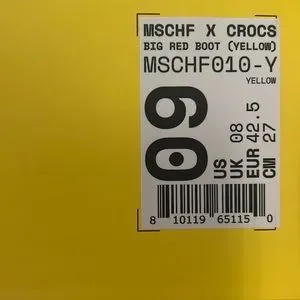 mschf x crocs | Shoes | Mschf X Crocks Big Yellow Boots Used  display picture 2